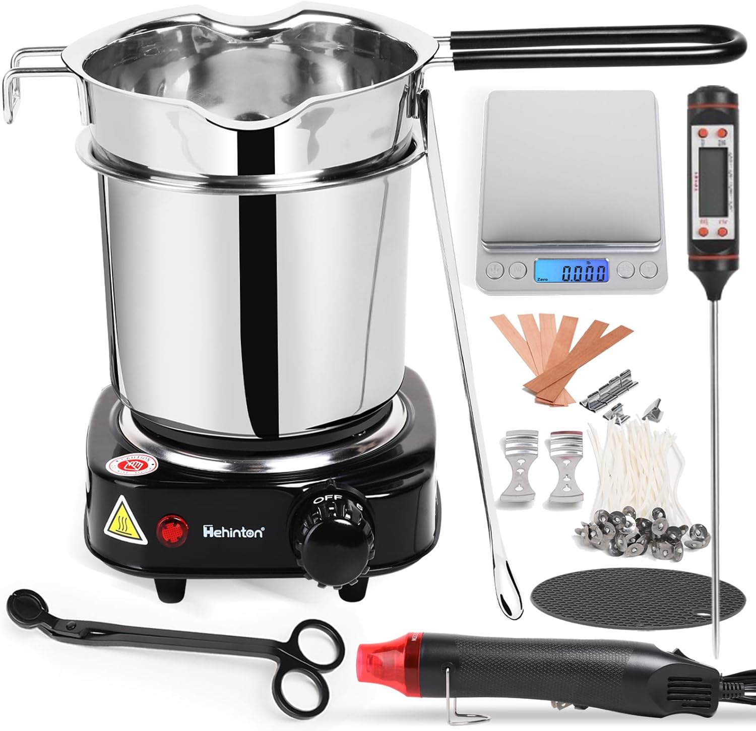 Candle Wax Scale - Double Boiler Wax Melter for Candle