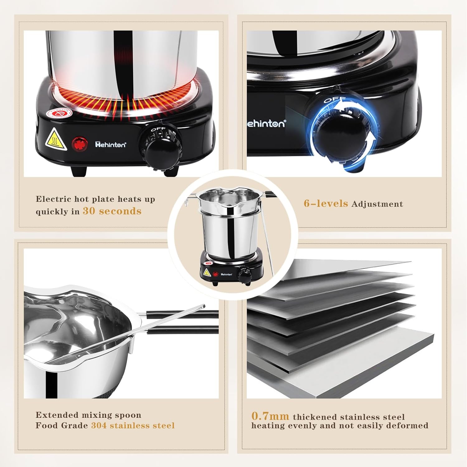 Double Boiler Wax Melter for C - مراجعة Candle Wax Scale وسعره